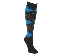 Covalliero 1 par de calcetines de equitación Brescia, talla 40-42, dark blue, algodón, buen ajuste, zona del pie reforzada, lavable a máquina
