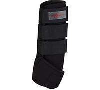 Kerbl Covalliero 320131 - Juego de 4 Polainas de Goma sintética para Pony, Color Negro