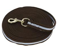 Kerbl Lunge Line Softlonge 8 m - Marrón/azul Kerbl