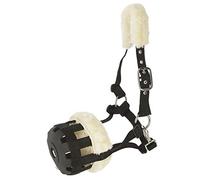 Covalliero 3222143 Bozal Teddy Fleece Nylon, Negro, Pony