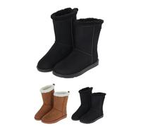 Covalliero - Botas de mujer Grande - Botas de invierno con forro - Ideal como zapatos de establo - Antideslizantes e impermeables - Botas de invierno en color negro - Botas de invierno en muchos