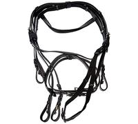 Kerbl Covalliero Brida estándar Cuero para Pura Sangre, Negro