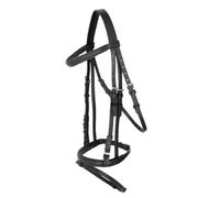 Kerbl Covalliero trensen de Brida estándar Cuero para Poni, Negro, 321713