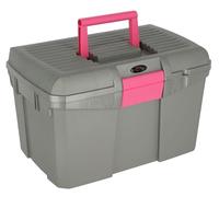 Covalliero Caja de cuidado Siena en color gris y rosa con inserto extraíble