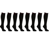 Covalliero Calcetines de equitación Grado, par, tallas 37-39, black, tejido mixto, para jinetes, lavables a máquina a 30 °C, con puño (Paquete de 2)