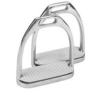 Kerbl Covalliero Estribos de Acero Inoxidable 12 cm, por Pares