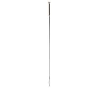 Covalliero Fusta de Doma, Fusta de Montar, marrón, 110 cm, para Jinetes, Mango de Fibra de Vidrio, Mango de Cuero sintético Suave
