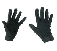 Covalliero Guantes de equitación, algodón Talla S, Negro