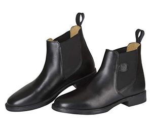 Covalliero KerblReitstiefelette Leder Classic Schwarz, Gr. 35 - Botas de Equitación Unisex Niños Negro Negro (19-0303) Talla:35 EU