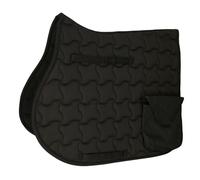 Covalliero Manta para silla de montar de senderismo Laguna, versatilidad, color negro, 58x52x68cm, para caballo, lavable a máquina 30°C, con bolsas impermeables