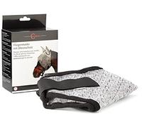 Kerbl Máscara antimoscas 324517 con orejeras y protección UV, blanco, talla Full