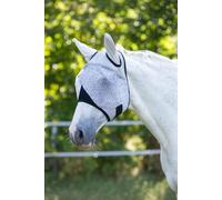Kerbl Máscara antimoscas 324515 con orejeras y protección UV blanco talla Pony