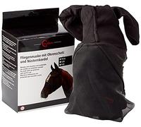 Kerbl Covalliero Máscara antimoscas Poni con Orejeras y Flecos en el hocico