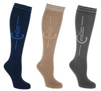 Covalliero Medias montar Flex 3 unidades talla 34-38
