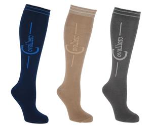 Covalliero Medias montar Flex 3 unidades talla 34-38