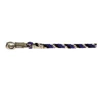 Kerbl Mustang-Cuerda de Plomo con Gancho, Color Azul, Negro y Blanco, Unisex, Panic Hook