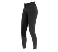 Covalliero Pantalones de Montar Economic, Pantalones para niños e Adolescentes, Talla 152, Negro, 90% algodón, niños, Adolescentes, elástico, Cinturilla elástica, Bolsillo con Cremallera