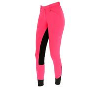 Covalliero Economic - Pantalones de equitación para niños, Color Rosa Oscuro, 128