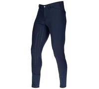 Covalliero Pantalones de Montar Techno II, Azul Oscuro, Talla 44, culera Completa, Poliamida, para Hombre, elástico en 4 direcciones