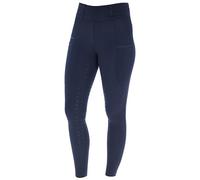 Covalliero Riding Tights HighWaist, pantalones de montar, azul oscuro, talla 40/42, poliamida, para mujer, con bolsillo para móvil, cinturilla ancha