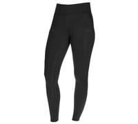 Covalliero Riding Tights Highwaist, Pantalones de Montar, Negros, Talla 34/36, Poliamida, para Mujer, con Bolsillo para móvil, Cinturilla Ancha
