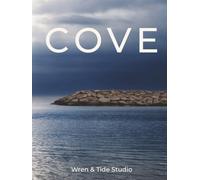 Cove: Coastal Coffee Table Book | Ocean Hardcover with Lined Pages for Nautical Home Decor: Stormy Sea Photography | Dark Moody Accent for Shelf Styling & Journaling | 550 Ruled | Cream Paper
