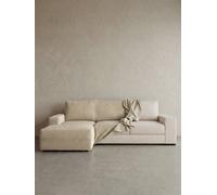 Coven funda para sofá chaise longue 290 cm izquierda brazo corto dual beige - Kenay Home Beige