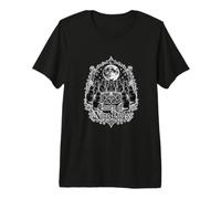 Coven of Nine Lives, diseño gótico de Gatos Negros y Lunares Camiseta Premium