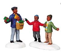 Coventry Cove figura decorativa Lemax - Entrega especial (Set de 2)