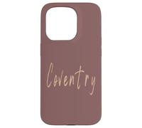 Coventry Inglaterra Diseño Elegante Vintage Carcasa para iPhone 15 Pro