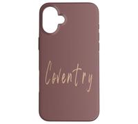 Coventry Inglaterra Diseño Elegante Vintage Carcasa para iPhone 16 Plus