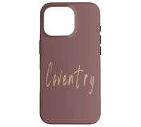Coventry Inglaterra Diseño Elegante Vintage Carcasa para iPhone 16 Pro