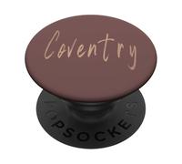 Coventry Inglaterra Diseño Elegante Vintage PopSockets PopGrip Adhesivo