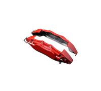 Cover - Cover Fits | disc brake covers | Red powder coat finish silver characters | Modern Trim wrape Car Accessories For Car Modification Protection Disc Brake