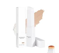 Cover Cream Stick, Dewy Finish for Naturalen Glow, Dual Ended with Detachable Brush, base de maquillaje que cambia de color para pieles maduras, brillo natural y sensación de gravedad (#3natural)