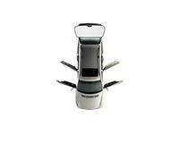 Cover For Toyota For Land For Cruiser For Prado J120 2003 2004-2009 Sun Visors Windshield Window Sunshades Accessories(Rear Windshield)
