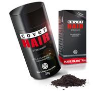 Cover Hair Cabello disperso premium - 26 g I pelo a granel para engrosar el cabello & revestimiento de raíces - aspecto natural en segundos I Hair Fiber para hombres y mujeres I pelo disperso negro