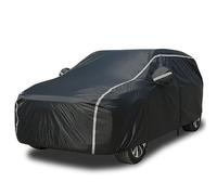 Coverado - Funda Impermeable para automóvil, para Todo Tipo de Clima, protección UV con Puerta de Cremallera, Respaldo de algodón, protección contra Granizo, Resistente al Viento, Ajuste Universal