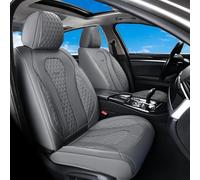 Coverado Fundas para Asientos de Coche, Cubierta del Asiento de Cuero Impermeable, Adecuada para la mayoría de Las camionetas SUV de Lujo B8839 Seat