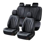 Coverado Fundas para Asientos de Coche, Cubierta del Asiento de Cuero Impermeable, Protectora de Asiento, Adecuada para la mayoría de Las camionetas SUV de Lujo B8839 Seat