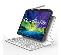 CoverBuddy - Funda para iPad Pro 11 (con Soporte para lápices, Cierre magnético, Teclado Inteligente, solución de Carga y Almacenamiento para Apple Pencil 2)