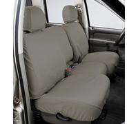 Covercraft SS2477PCCT SeatSaver - Funda de Asiento de Ajuste Personalizado para determinados Modelos Chevrolet Silverado 1500/GMC Sierra 1500, polialgodón (Gris Niebla)