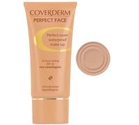 Coverderm Perfect Face - Maquillaje resistente al agua, con FPS 20, 24 horas de duración, 30 ml, varios tonos