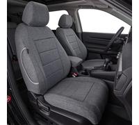Coverdream Fundas de asiento personalizadas compatibles con modelos seleccionados Honda Accord LX 2018 2019 2020 2021 2022 (gris, juego completo)