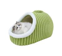 Covered Pet Bed for Cats and Dogs, Anti-Slip Dog Bed, Cozy Pet Hideaway Sofa, Soft Fuzzy Cat Bed, Slipper Bed for Small Pets, Indoor Pet Bed for Cats, Cozy Slipper Bed for Dogs