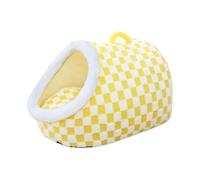 Covered Pet Bed for Cats and Dogs, Anti-Slip Dog Bed, Cozy Pet Hideaway Sofa, Soft Fuzzy Cat Bed, Slipper Bed for Small Pets, Indoor Pet Bed for Cats, Cozy Slipper Bed for Dogs