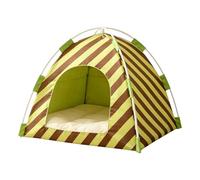 Covered Pet Nest, Snug Kitten Hideaway Tent Bed, Easy Clean with Removable Pad Feature, Comfortable Cat Sleeping Soft Plush Shelter Bed, Rest Pod with Cute Style, Relax Spot for Apartment and Garden