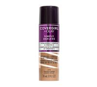 COVERGIRL - CoverGirl & Olay Simply Ageless 3 en 1 mate Liquid Foundation fórmula con ácido hialurónico y vitamina C