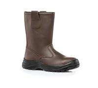 Coverguard Workwear Botas de seguridad PYROXITE S3 SRC sin forro marrón 47