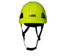 COVERGUARD Casco de trabajo en altura Altai Pro Amarillo Fluo, carcasa ABS y yugular de 3 puntos, EN397 / EN50365 / -30° - Protección EPI